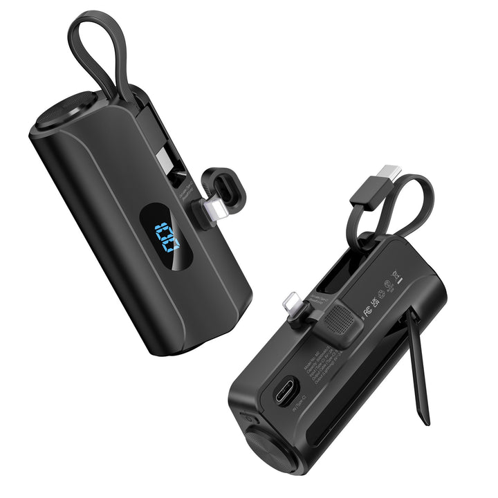 Compact power bank with integrated LED light Kalsten