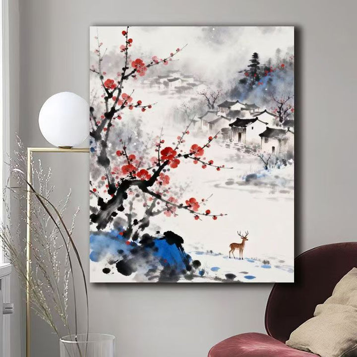 Nature Scene Watercolor Canvas Art Kalsten