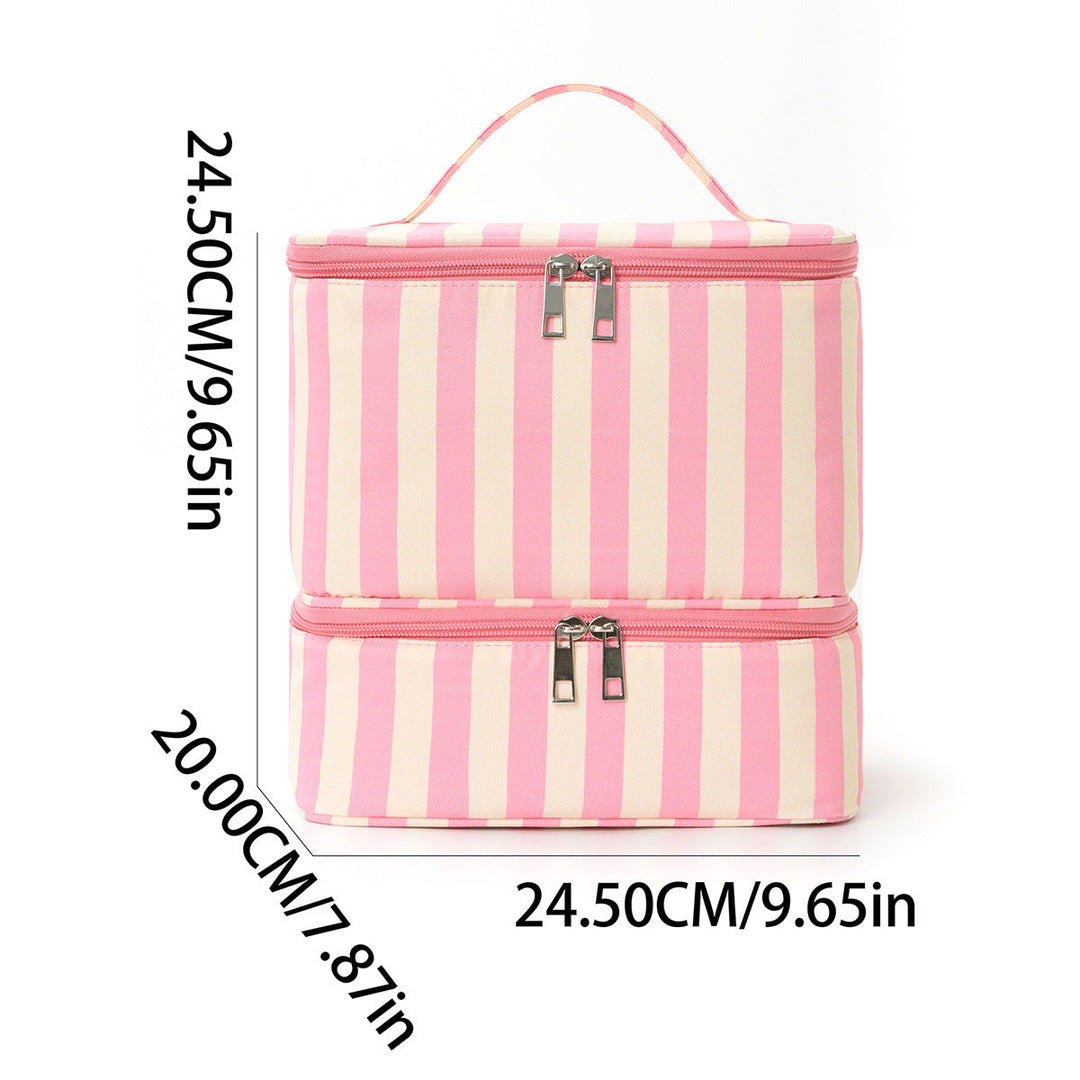 Cosmetic organizer with multiple compartments and removable interior Kalsten