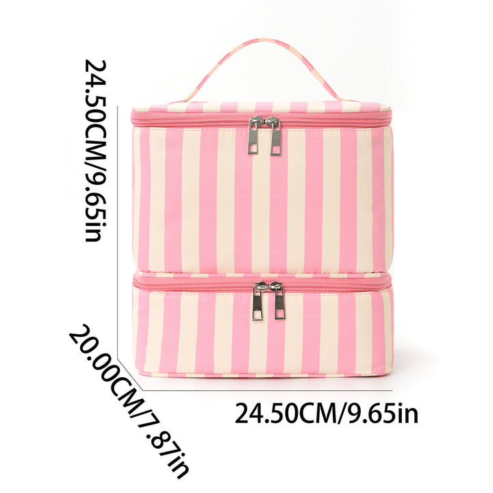 Cosmetic organizer with multiple compartments and removable interior Kalsten