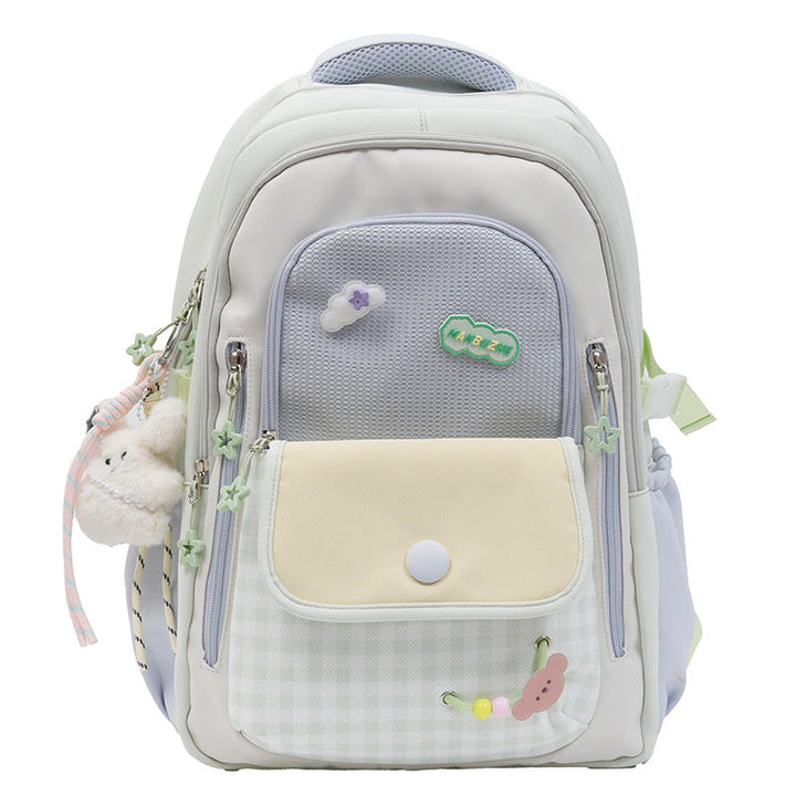Casual Multi-Compartment School Backpack Kalsten
