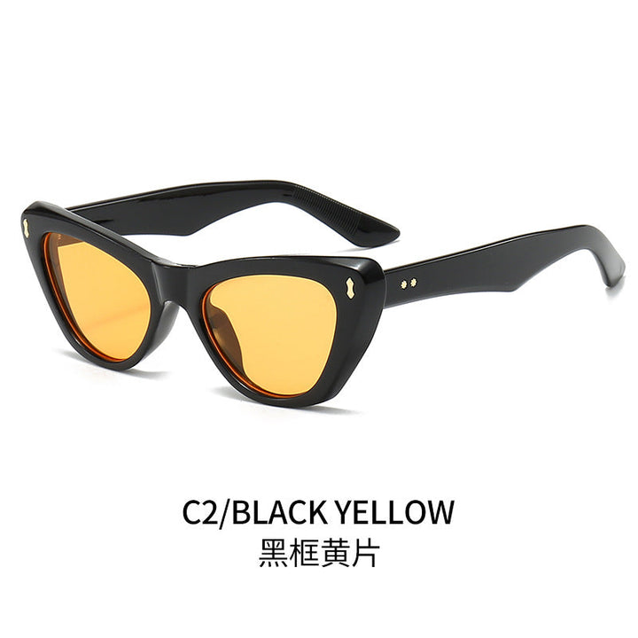 Ladies Cat-Eye Sunglasses with Elegant Accentuated Frame Kalsten