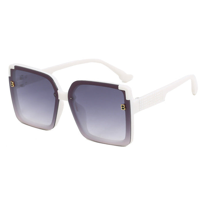 Women's fashionable square sunglasses with textured temple design Kalsten
