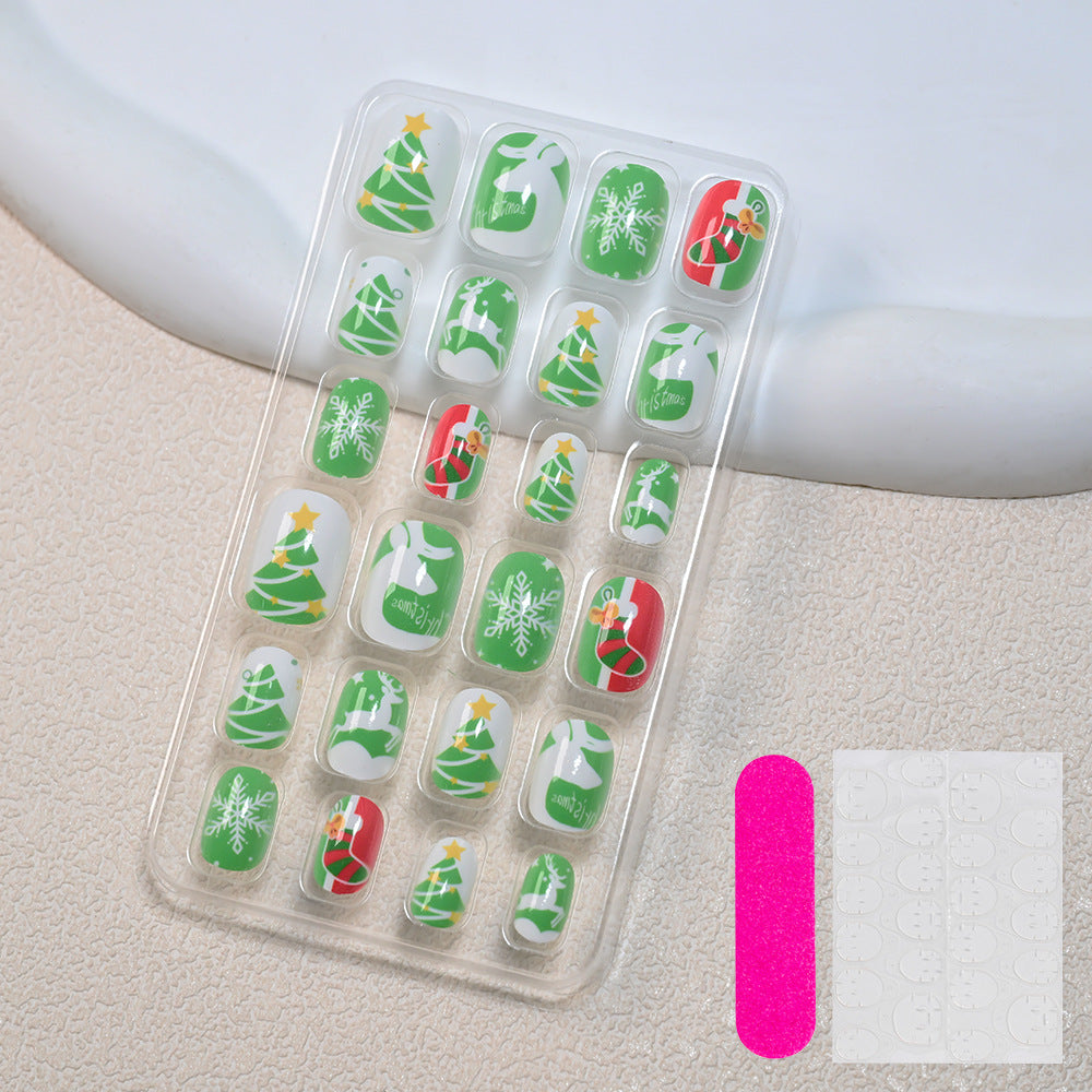 Themed Summer Beach Nail Art Press-On Nails Kalsten