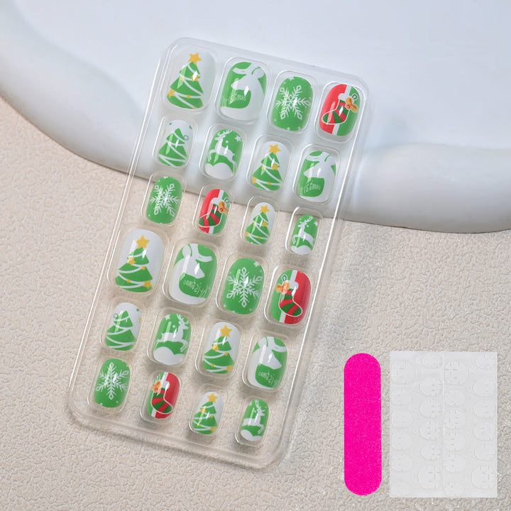 Themed Summer Beach Nail Art Press-On Nails Kalsten