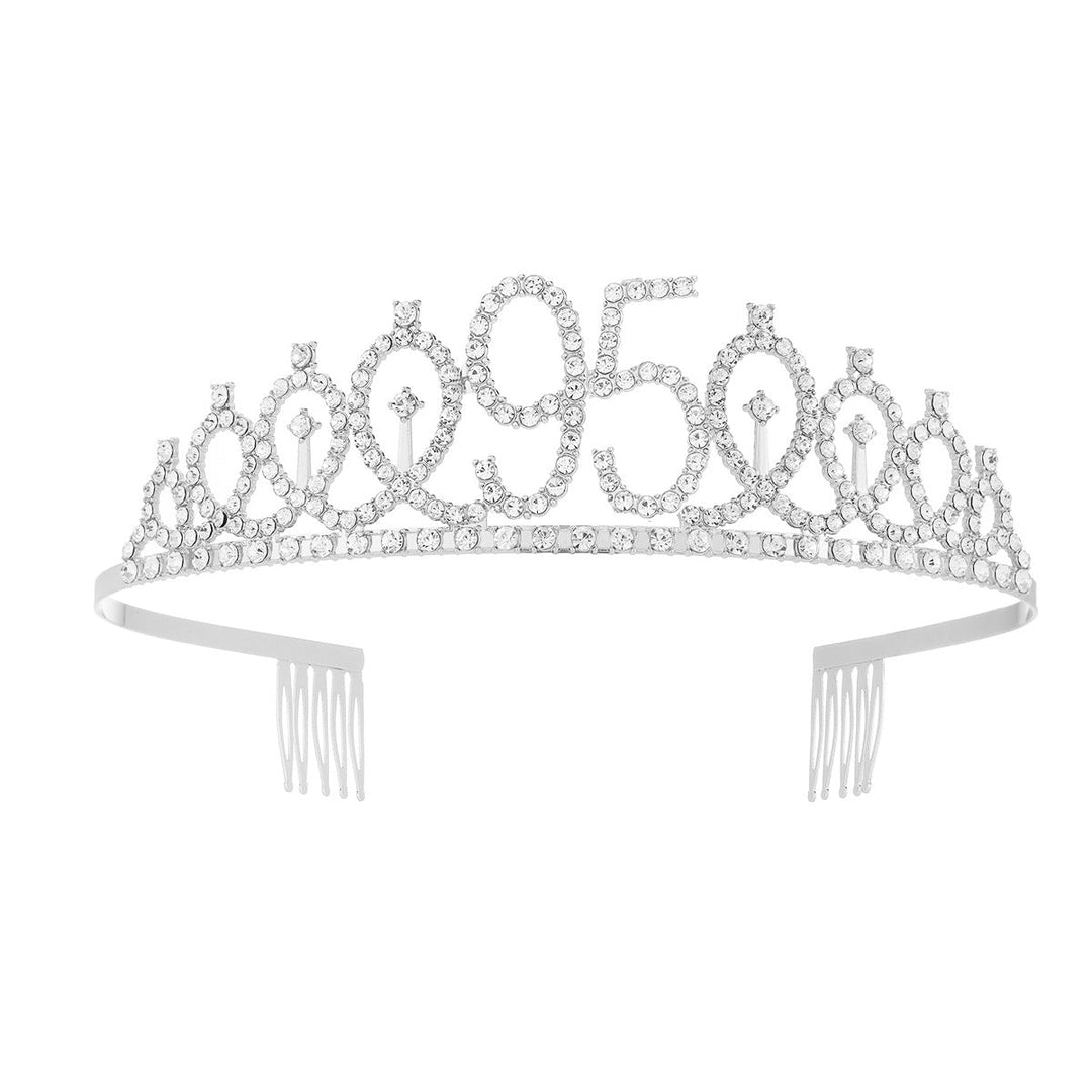 Women's Crystal-Embellished Tiara with Elegant Design Kalsten