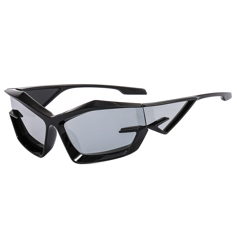 Women futuristic sunglasses with unique polygon design Kalsten