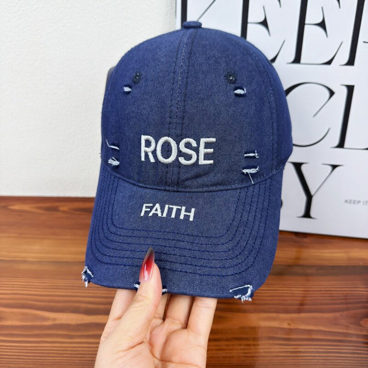 Women's Distressed Graphic Adjustable Cap Kalsten