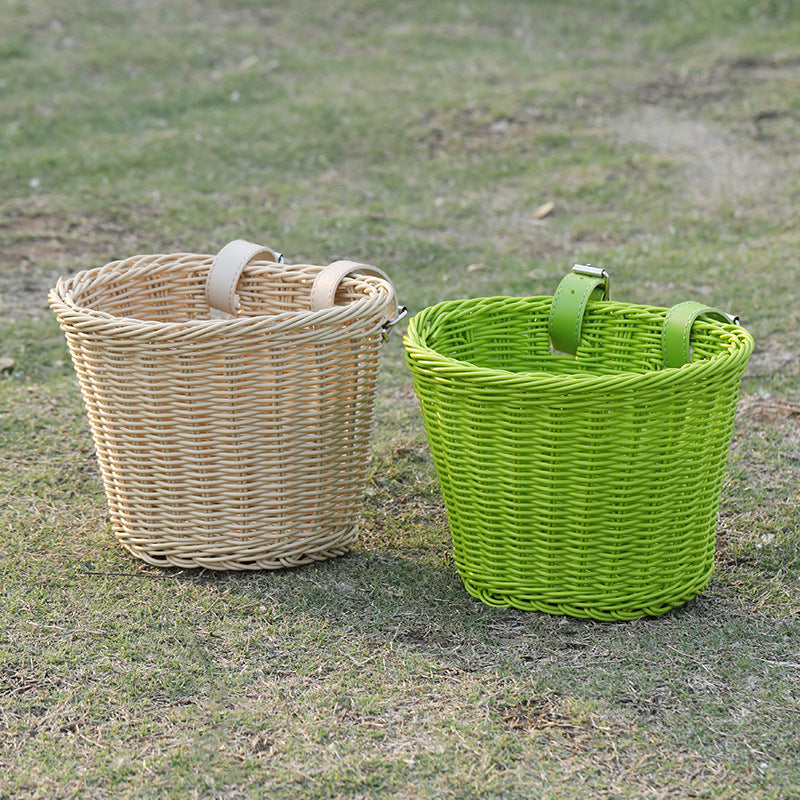 Women's bicycle basket with sturdy carrying handles Kalsten