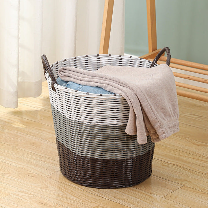 Women's Woven Storage Basket with Practical Handles Kalsten