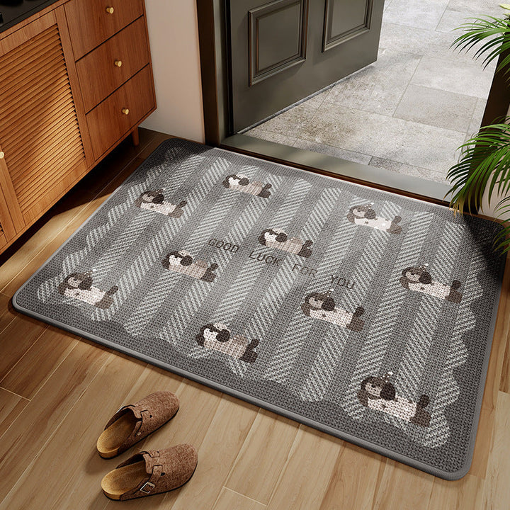 Funny Cartoon Dog Door Mat Kalsten