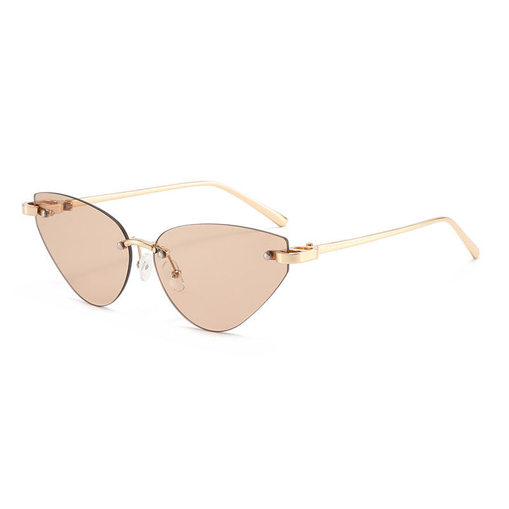 Women elegant Cat-Eye sunglasses with ultra-light metal frame Kalsten