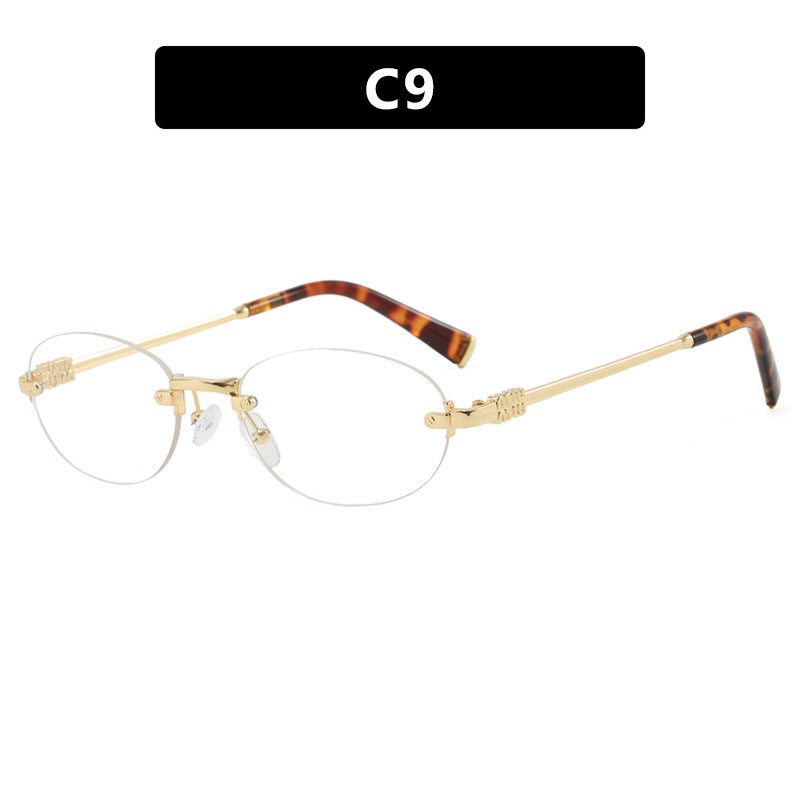 Women's fashion sunglasses with oval frame and elegant accents Kalsten