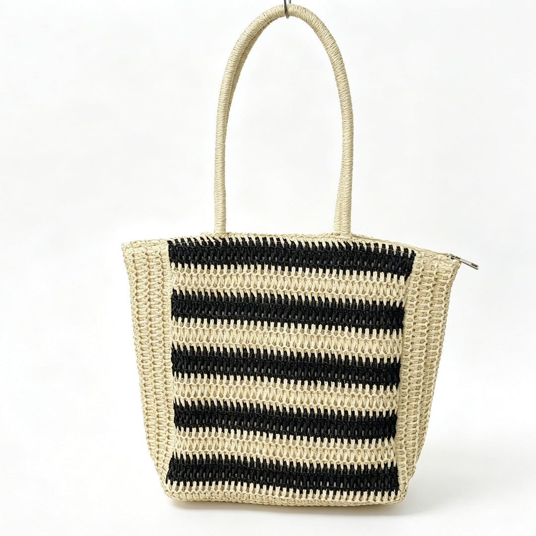 Designer bag with graphic striped pattern Kalsten