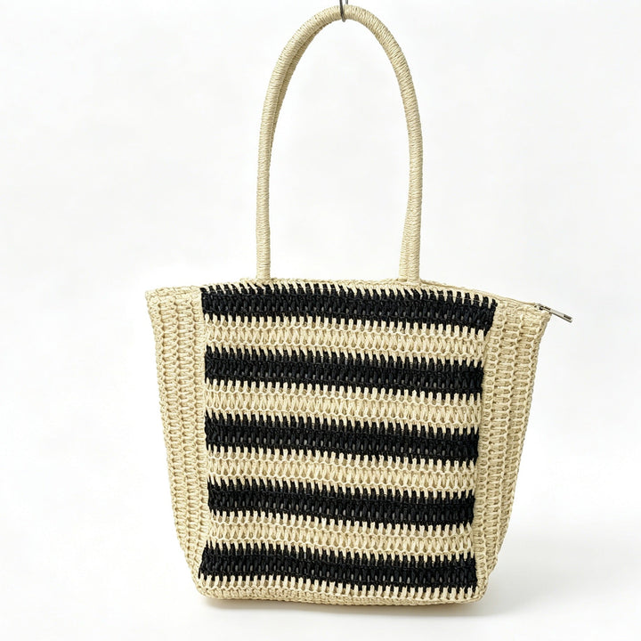 Designer bag with graphic striped pattern Kalsten