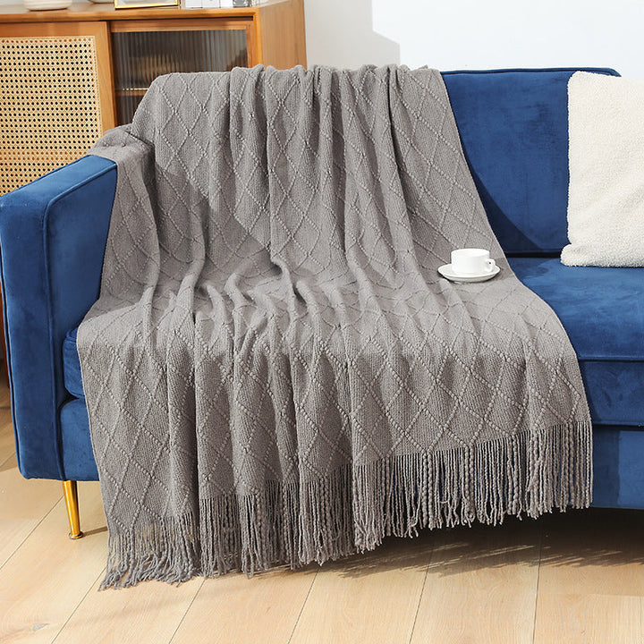 Ladies cozy knit blanket Kalsten
