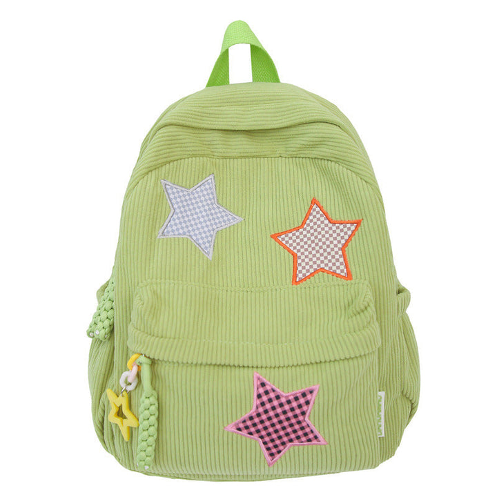 Casual Star-Embellished School Backpack Kalsten