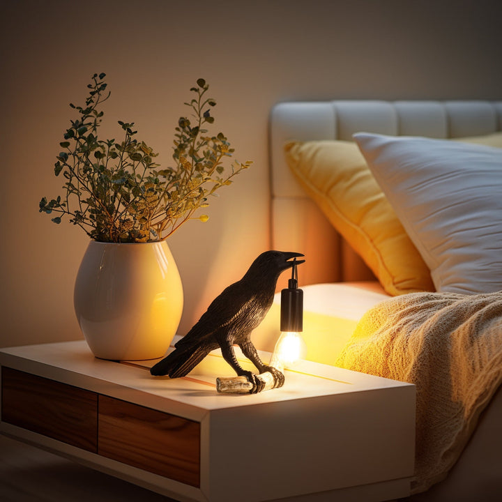 Creative Bird Table Lamp Bedside Night Light Living Room Bedroom Ambience Mini Lamp | Kalsten
