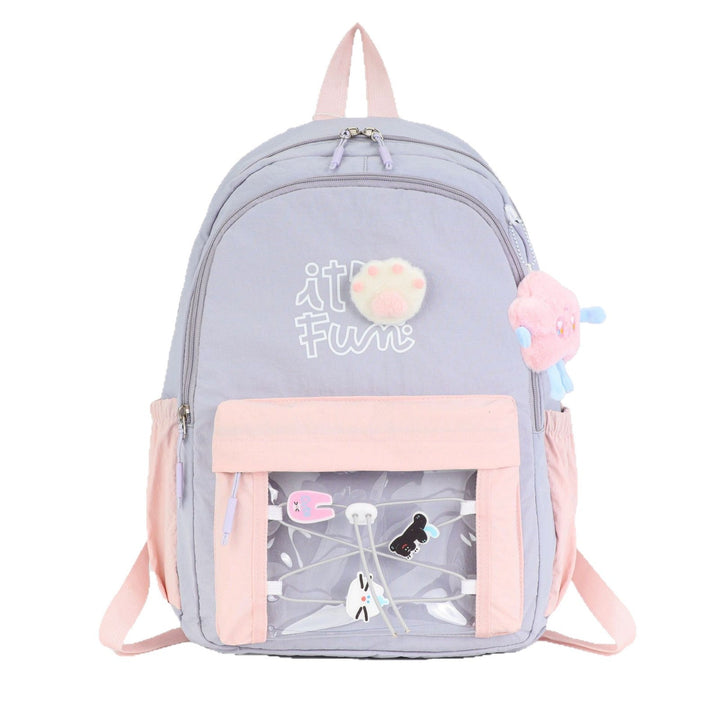 Backpacks with Transparent Front Pockets From Kalsten
