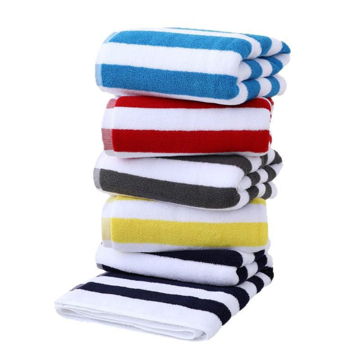 Large Beach Towel With Stylish Stripe Pattern Kalsten