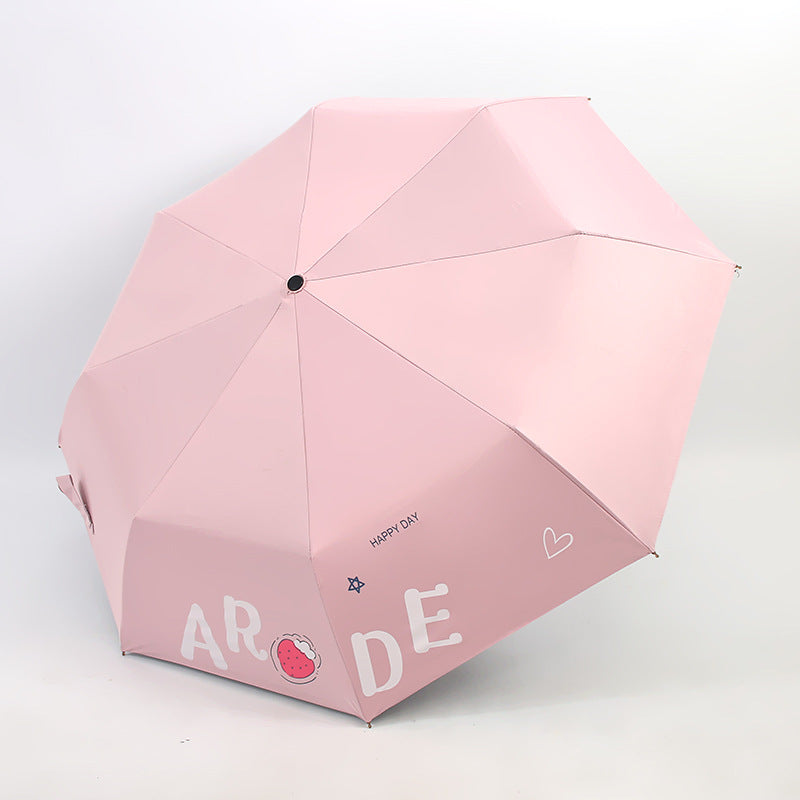 Women's Foldable Umbrella with Cheerful Design Kalsten