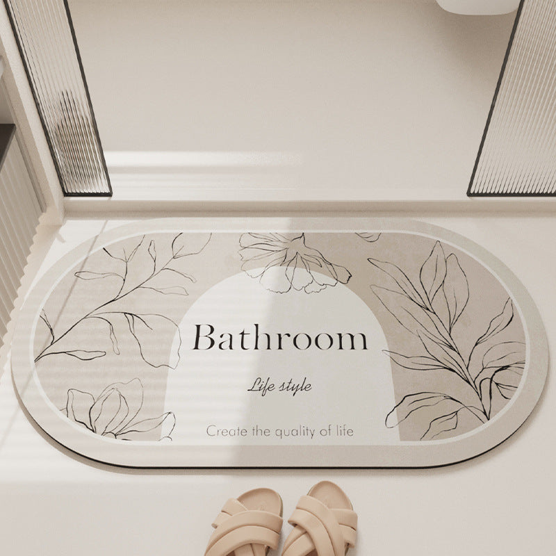 Stylish Bathroom Floor Mat Kalsten