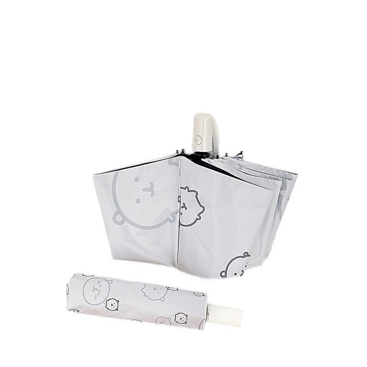 Women's Automatic Folding Umbrella with Playful Animal Design Kalsten