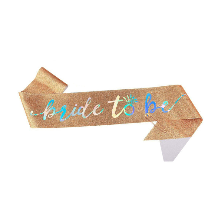 Ladies Glittering Bride Sash Kalsten