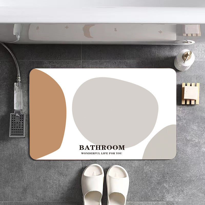 Abstract Landscape Bath Mat Kalsten