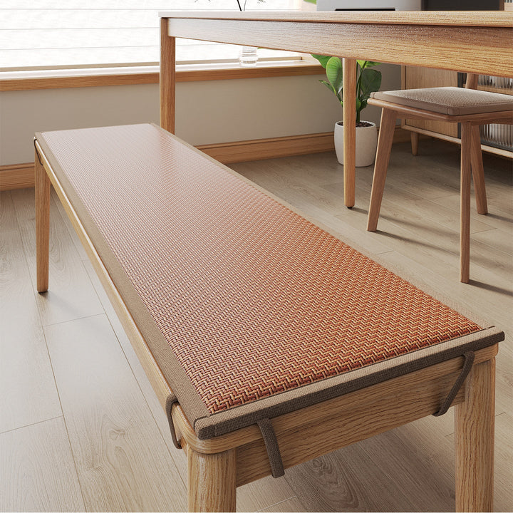 Plush Woven Bench Cushion Mat Kalsten
