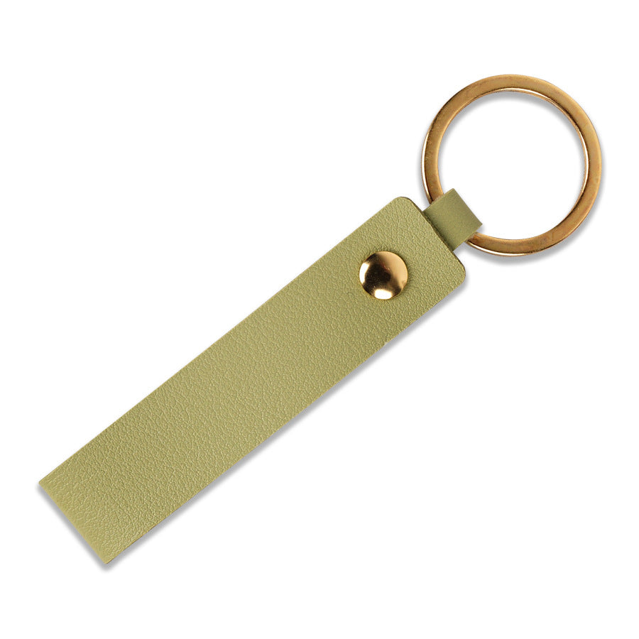 Unisex keychain made of high-quality artificial leather with practical loop Kalsten