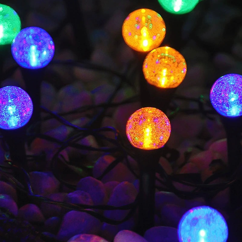 Crescent Moon Solar Garden Stake Lights With Textured Acrylic Diffuser And Warm White LED Kalsten