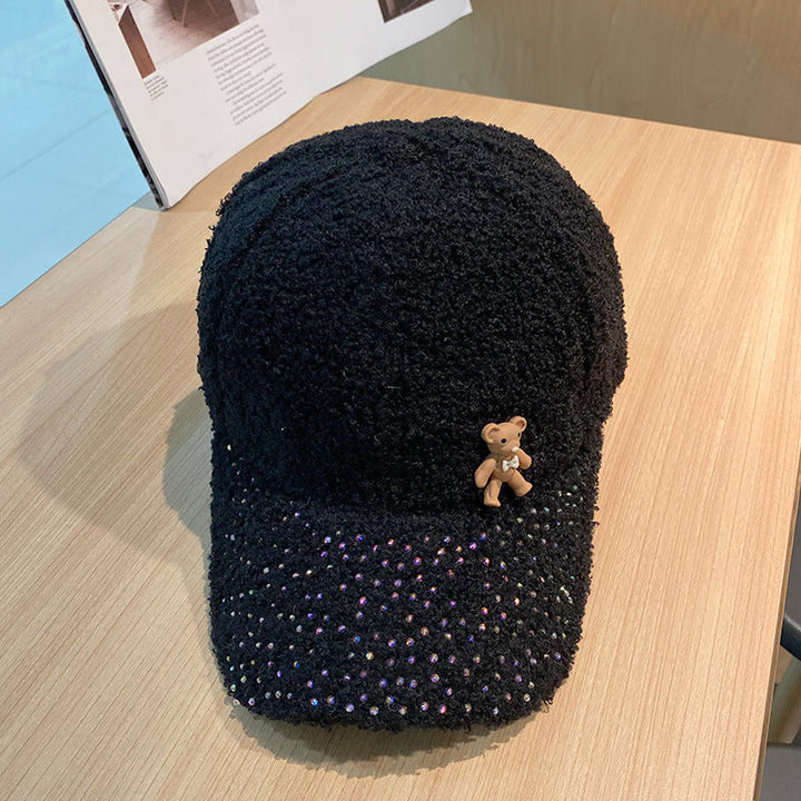 Women's Shimmering Fuzzy Baseball Cap Kalsten