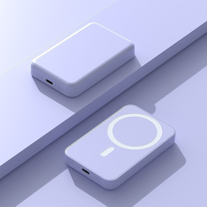 Portable induction power bank with integrated cable management Kalsten