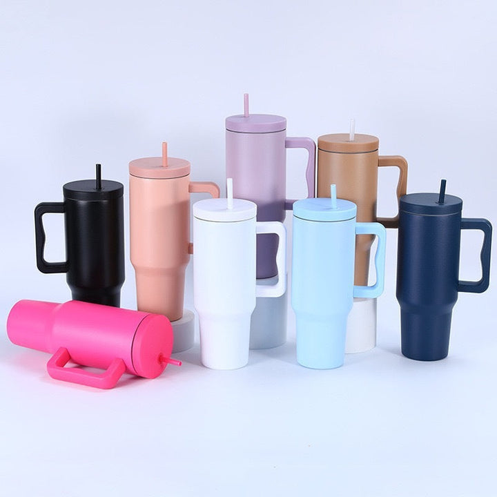Unisex Thermo mug with practical handle Kalsten