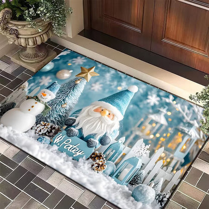 Festive Dog-Themed Entryway Mat Acalora
