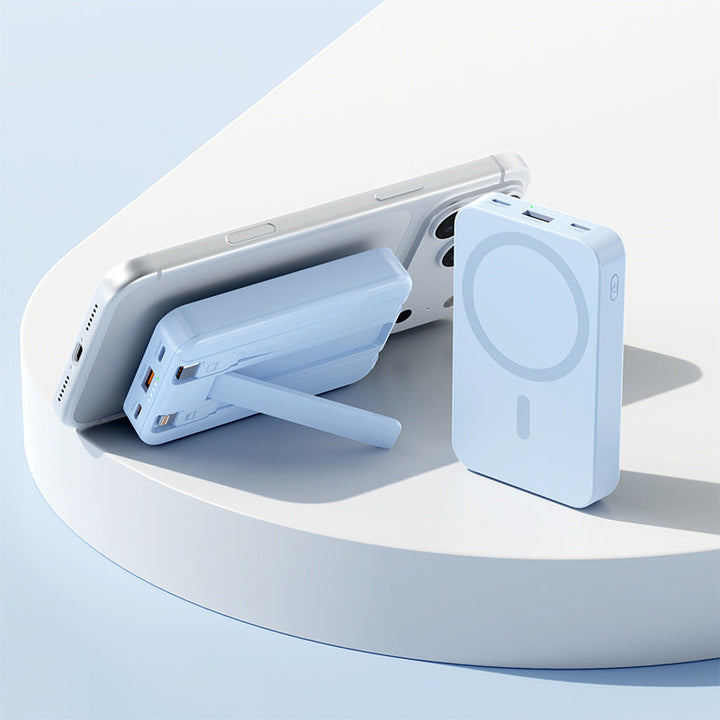 Portable power bank with magnetic function and integrated stand Kalsten