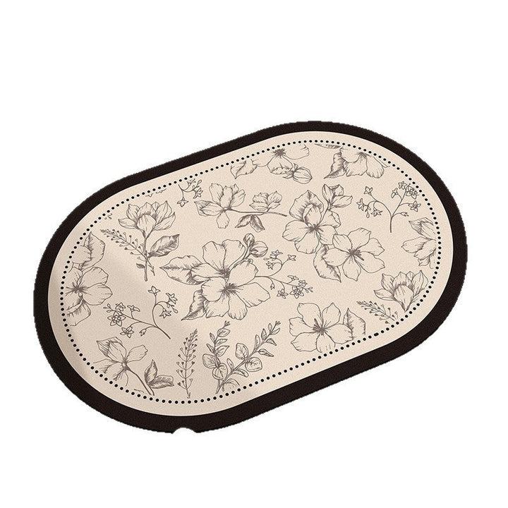 Floral-Printed Bath Runner Kalsten