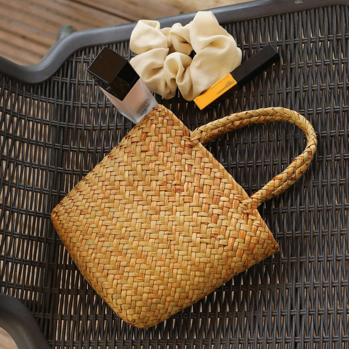 Handcrafted Woven Shopping Tote Kalsten