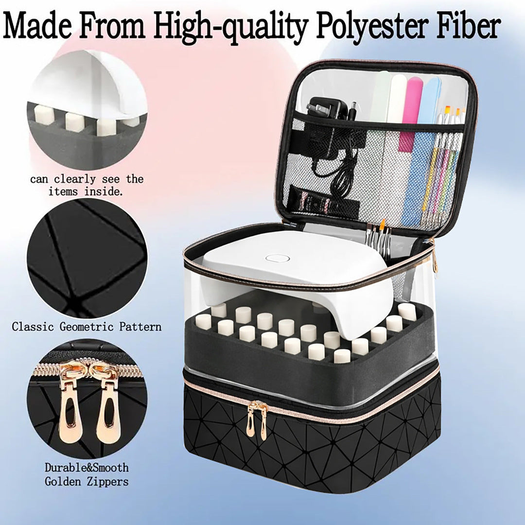 Cosmetic organizer with intelligent compartment system Kalsten