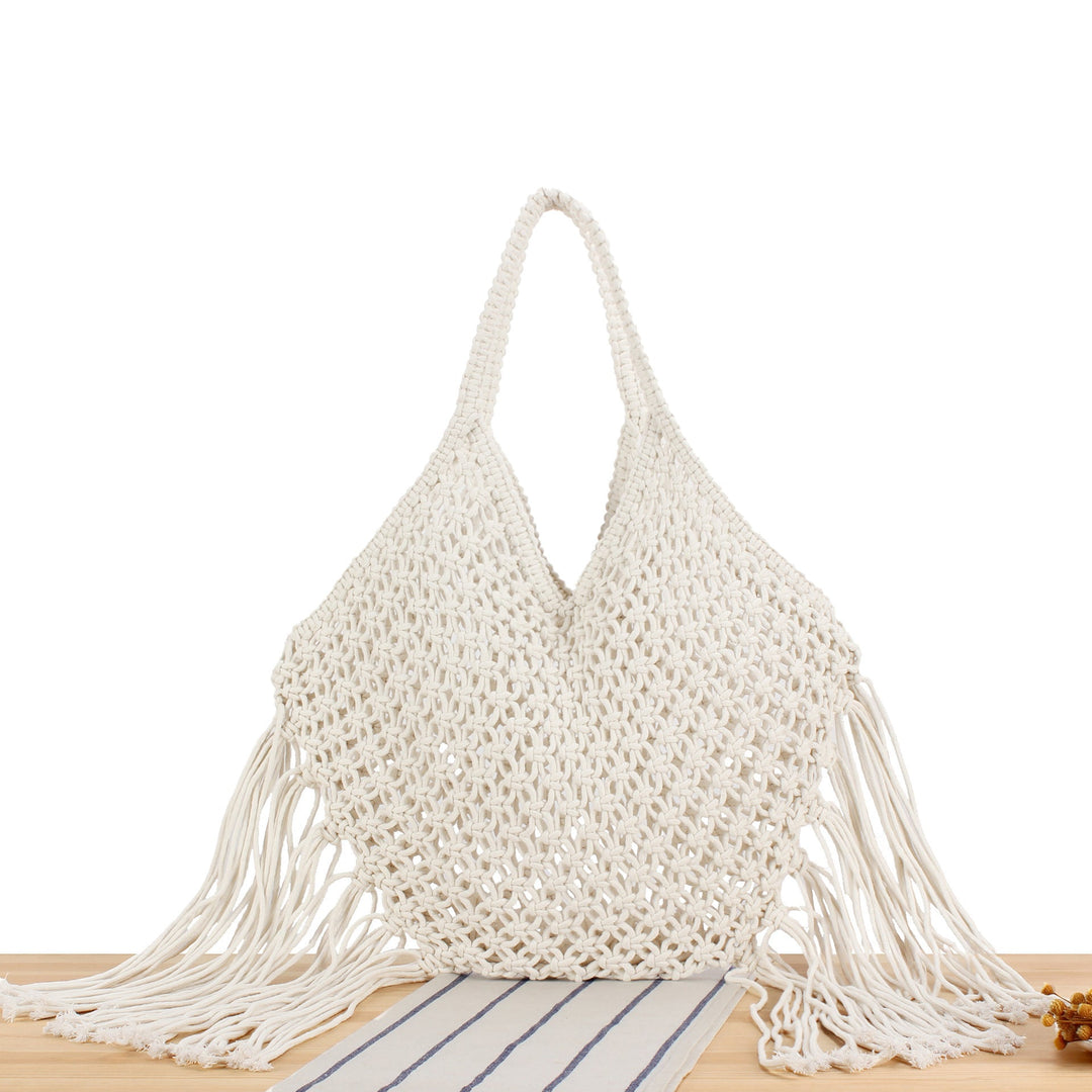 Large Macramé Shopping Basket Kalsten