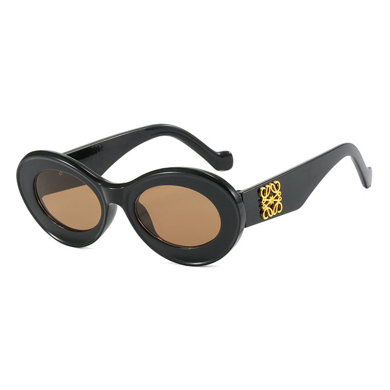 Ladies elegant curved sunglasses Kalsten