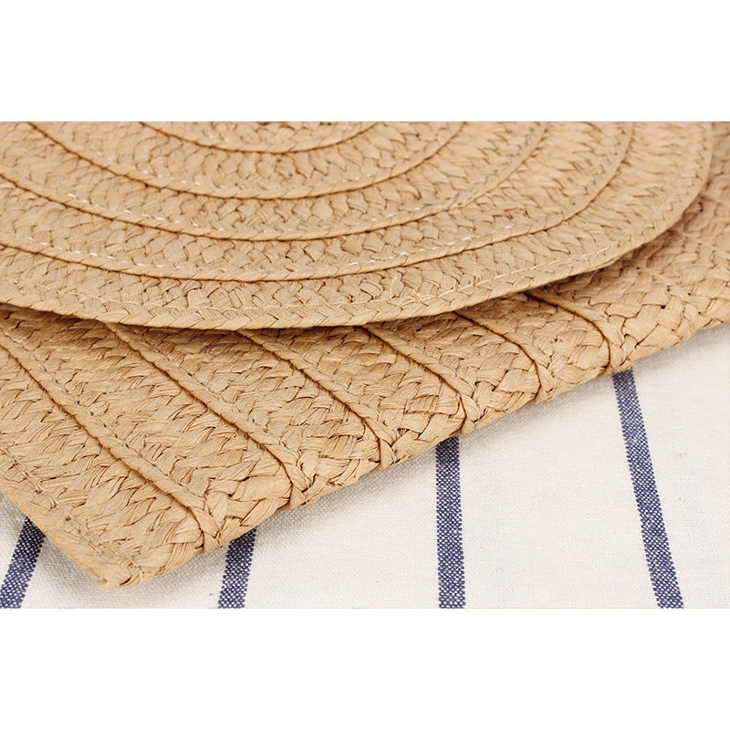Fashionable Shoulder Bag Made of Braided Straw Kalsten