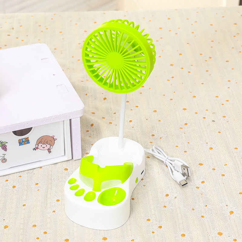 Women's portable battery fan with flexible holder Kalsten