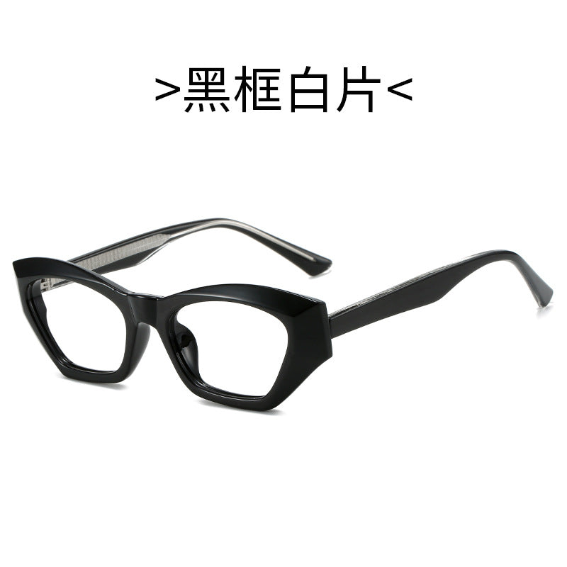 Ladies Cat-Eye Sunglasses with Modern Transparent Accents Kalsten