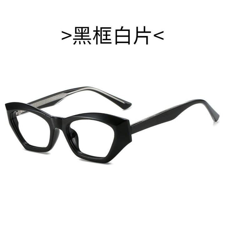Ladies Cat-Eye Sunglasses with Modern Transparent Accents Kalsten