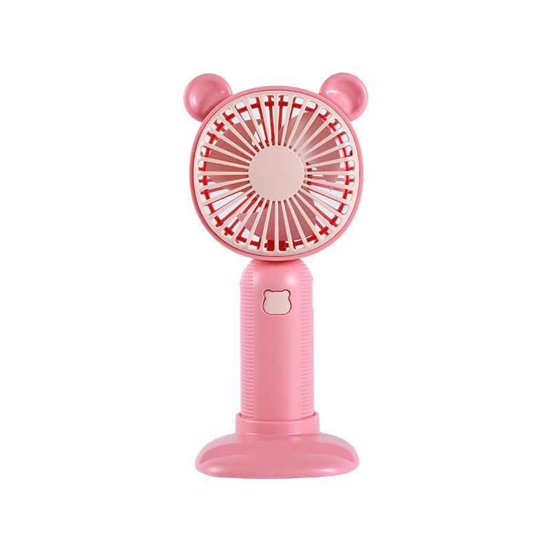 Ladies portable mini hand fan in cute bear design Kalsten