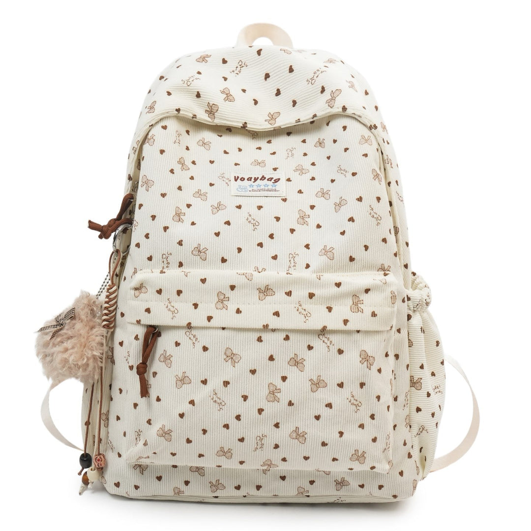 Charming Floral Design Backpack