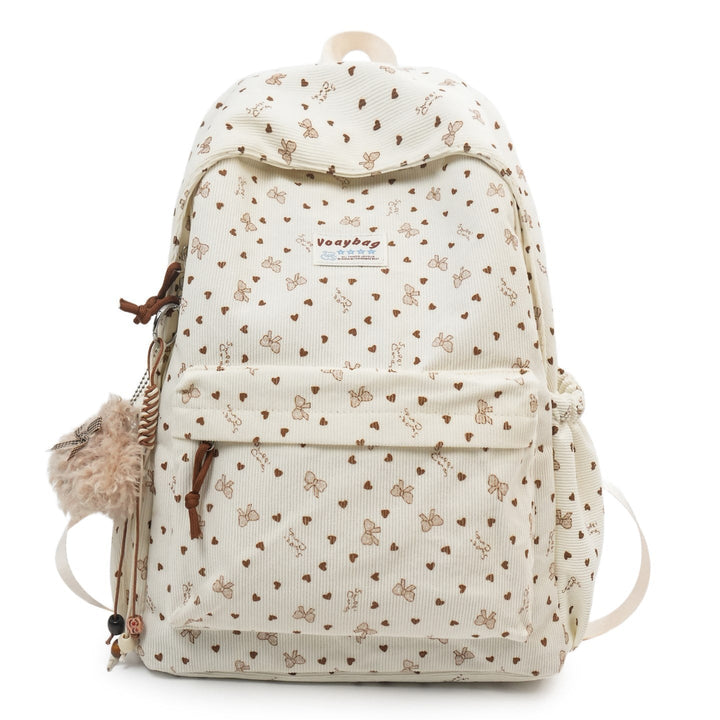 Charming Floral Design Backpack