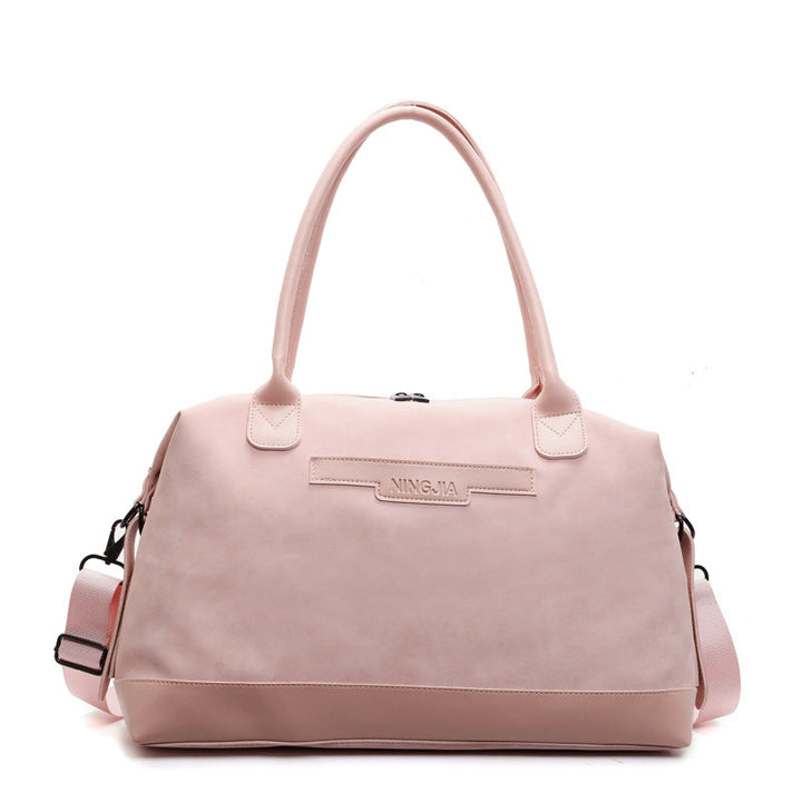 Elegant Leather Travel Duffle